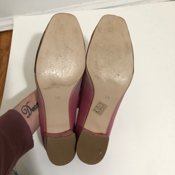 Goby floral pumps ombré pink w/ gray daisies 39 - Picture 7 of 10